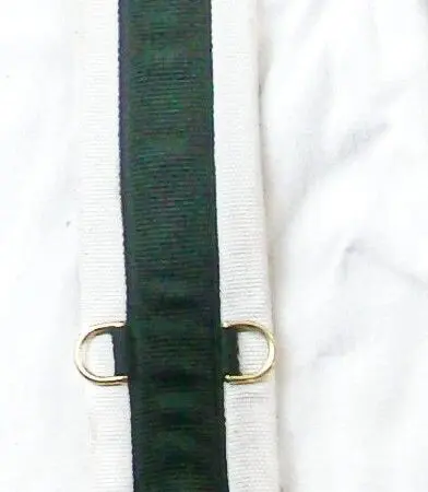 Leather and fabric horse girth