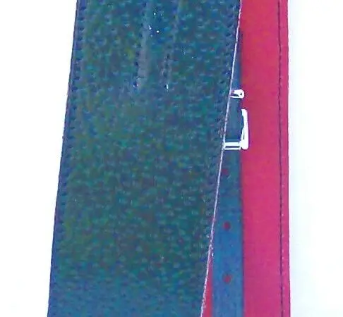 Stylish black belt with buckle