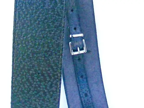 Adjustable leather instrument strap