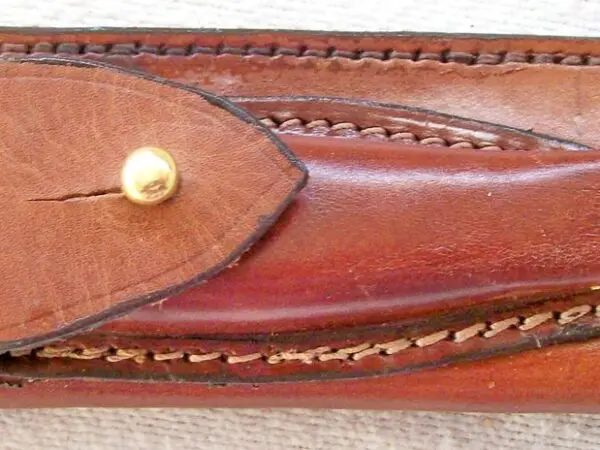 Handmade leather knife holder