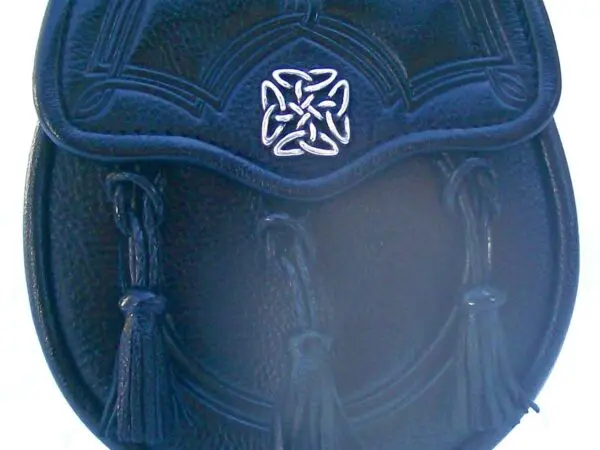 Traditional Scottish sporran with tassels