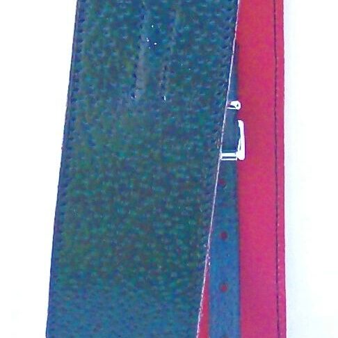 Stylish black belt with buckle