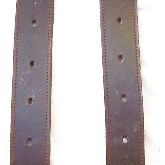 Pair of leather guitar straps