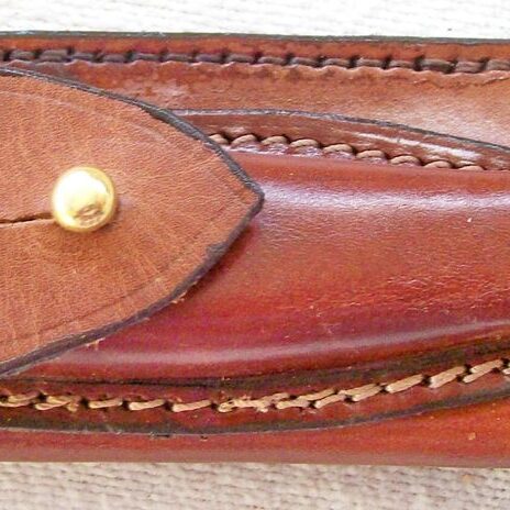 Handmade leather knife holder