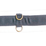 Horse girth with brass buckles