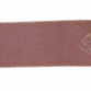 Wide brown leather belt on black background