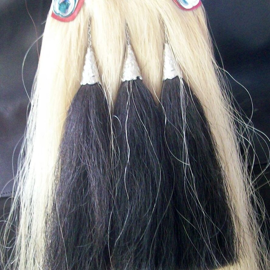 Traditional horsehair tassel decoration