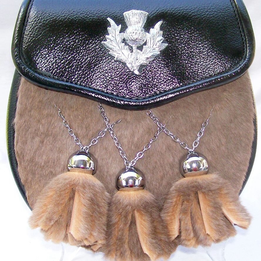 Scottish sporran with tassels